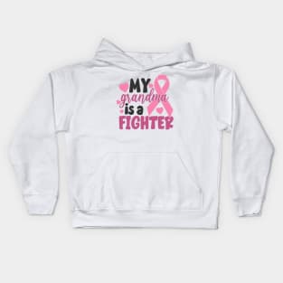 my grandma is a fighter Kids Hoodie